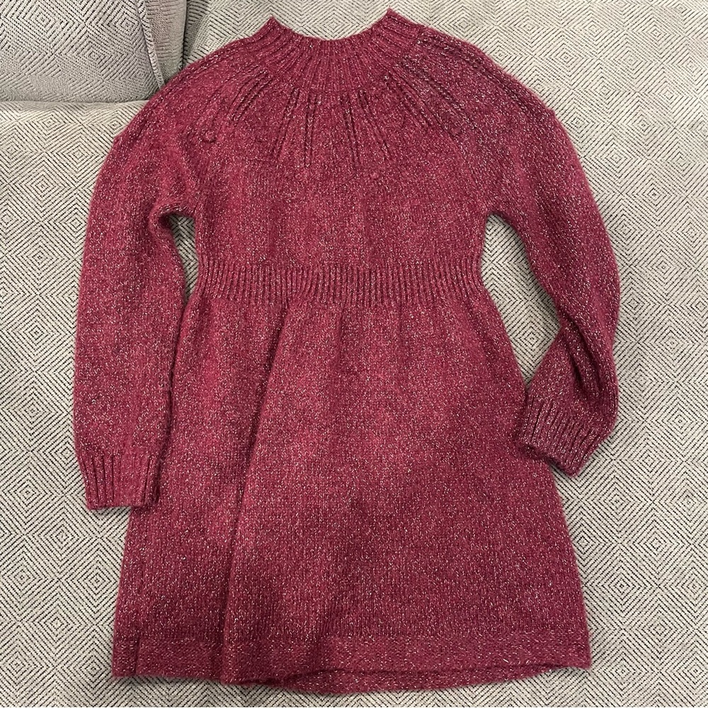 NWOT Cat & Jack Purple Sweater Dress XS